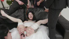 Thumbnail of Wedding Party Goes Wrong Wet, 6On2, Kaitlyn Katsaros & Anna De Ville, Fisting, DAP, DP, Deepthroat, Rough Sex, Big Gapes, Pee Drinksquirt Drink, Cum In Mouth, Swallow