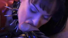 Thumbnail of Agness Grimaldi Dominates Male With Spanking And Blowjob For Facial