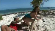 Thumbnail of Cute Teen Starlet Tarra White Gets Laid Right On The Beach
