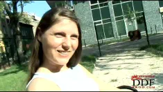 Thumbnail of Hungarian Babe Agota Has Her First Time On Cam Blow With Zenza Raggi