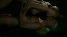 Thumbnail of Lesbians Christina Silvia Saint Lick Their Nipples Before Their Clits
