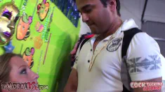 Thumbnail of Lizzy London & Charity Bangs Choke On Cock To Try To Be The Queen