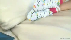 Thumbnail of Katy Spreads Wide Open To Masturbate Using A Toy Before Her Piledriver