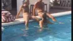 Thumbnail of Brandy Swims In The Hotel Pool And Then Has A Threesome Later