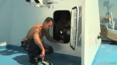 Thumbnail of Cindy Dollar Fucked By Two Big Cocks On A Big Boat