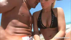 Thumbnail of Nesty Has Sex With A Stranger In A Tropical Beach Location
