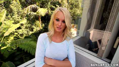 Thumbnail of Blonde Petite Texas Girl Gives A Great Handjob