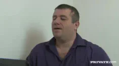 Thumbnail of Lana Has Her Way With A Big Cock While Her Husband Watches Them