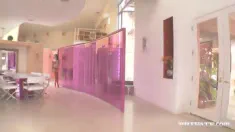 Thumbnail of Alby Sucks And Fucks A Big Cock Until He Cums All Over Her Feet