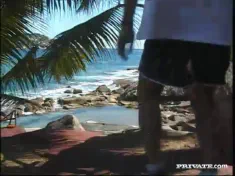 Thumbnail of Blonde Suzan Gets Fucked By Two Men While Playing In The Ocean