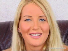 Thumbnail of Blonde Beauty Takes A Triple Facial In An Interracial Gangbang