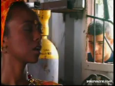 Thumbnail of Ebony Beauty Bagheera Is Fucked In A Boat Yard By A Hard White Cock