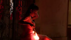 Thumbnail of Flaming Hot Pussy: Sexy Pyromaniac Plays With Fire