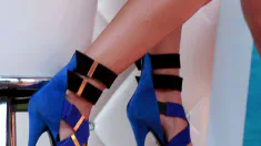 Thumbnail of Footjob Tropicana: Rubbing His Glans With Her Spanish Soles