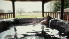 Thumbnail of Busty Blonde Milf Holly Kiss Gets Wet & Wild In A Jacuzzi