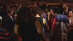 Thumbnail of Nadine And Micaela, Interracial Anal Threesome In A Disco