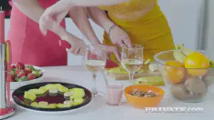 Thumbnail of Teen Chefs Zoe Doll & Francys Belle Have Hot Trio In The Kitchen