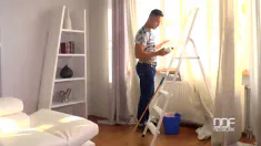 Thumbnail of Cleaning Job - Hardcore Threesome With Double Penetration