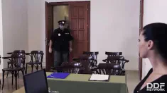 Thumbnail of Judgement Day - Sexy Lawyer Negotiates Double Penetration