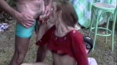 Thumbnail of Julie Paradis DP'ed In The Garden
