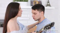 Thumbnail of Milana Witch, Sexy Teen Debuts For Private And Ends Up Stained