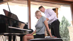 Thumbnail of Kinky Piano Teacher Florane Russell Double Penetrated With Dick & Sex Toy