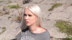 Thumbnail of Jogger Ass Fucks Young Teenager Arteya While She Rubs Her Shaved Wet Pink