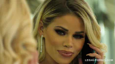 Thumbnail of Sexy Femme Fatale Jessa Rhodes Enjoys Two Gentlemen's Big Hard Veiny Cocks