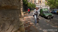 Thumbnail of Tourist Angel Black Ass Fucked By Stranger Until She Orgasms Really Hard