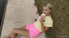 Thumbnail of LIKA STAR BLACKMAILS HER STEPBROTHER INTO GIVING HER TWO CREAMPIES