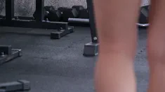 Thumbnail of Busty Blonde Blanche Bradburry Treats Herself To Chocolate Sandwich At The Gym