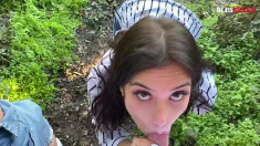 Thumbnail of Beautiful Slutty Girl Sucks Me Off In The Park - Maria Wars & Magic Javi