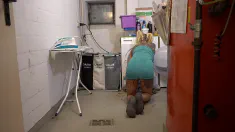 Thumbnail of Just Because! Head In The Washing Machine, Ass In The Air