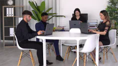 Thumbnail of Hardcore DP Interracial Orgy With Slutty Spanish Real Estate Brokers Francys Belle And Valentina Bianco