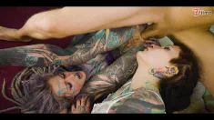 Thumbnail of 2 Heavy Tattoo Girls Get Ass Fucked By A Big Dick - ANAL, Gape, Prolapse, ATOGM, Split Tounge BJ - Anuskatzz, Illuz -