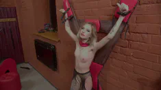 Thumbnail of Petite 18 Yo Goldie Small Gets Her First BDSM Experience With Gapes, Balls Deep Anal And Cum On Face