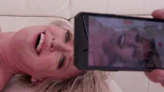 Thumbnail of Busty MILF Dee Williams Films Cheating Husband’S Friends DP’Ing Her