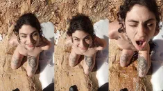 Thumbnail of Piss Drinking On The Mountain Side