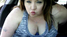 Thumbnail of Sexy BBW Horny In Her Car