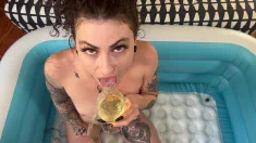 Thumbnail of Having A Fine Glass Of PISS