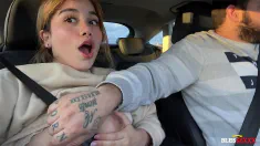 Thumbnail of Horny Latina Wants Dick During The Ride - Marina Gold & Magic Javi