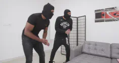 Thumbnail of Masked Looters Vs Emily Pink, 5On1, BBC, ATM, Balls Deep Anal, DAP, Rough Sex, Big Gapes, Buttrose, Creampie Swallow