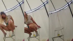 Thumbnail of Smoking Hot Adira Allure Pees In Bottle While Smoking