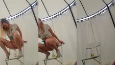 Thumbnail of Smoking Hot Adira Allure Pees In Bottle While Smoking