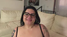 Thumbnail of Three Cocks To BBW Pamela De Boni DP ANAL And Cumshot On Glasses