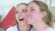 Thumbnail of Two Girls Get HARDCORE ROUGH FUCKING - RIMMING - Used Slapped And Lots Of SPIT