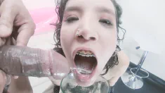 Thumbnail of Piss In The Mouth, Anal Fucked , Ball Deep, Girl Braces And Skinny Teen ATP