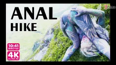 Thumbnail of Tattooed Couple OUTDOOR ANAL POV Fuck - PUBLIC Blowjob And GAPES - Blowjob, Cum On Ass, Rough Sex
