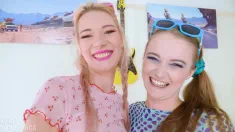 Thumbnail of ANAL STACK THREESOME - SKINNY Teen Sluts Gaped And Battered DP, RIMMING, Atogp, Atp And A2m CUM Eaters