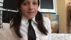 Thumbnail of Anal Porn For A Russian Schoolgirl Brunette Teen Slut